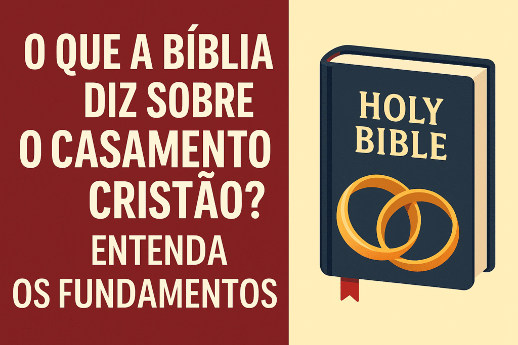 O Que a Bíblia Diz Sobre o Casamento Cristão? Entenda
