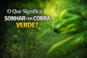 O que significa sonhar com cobra verde