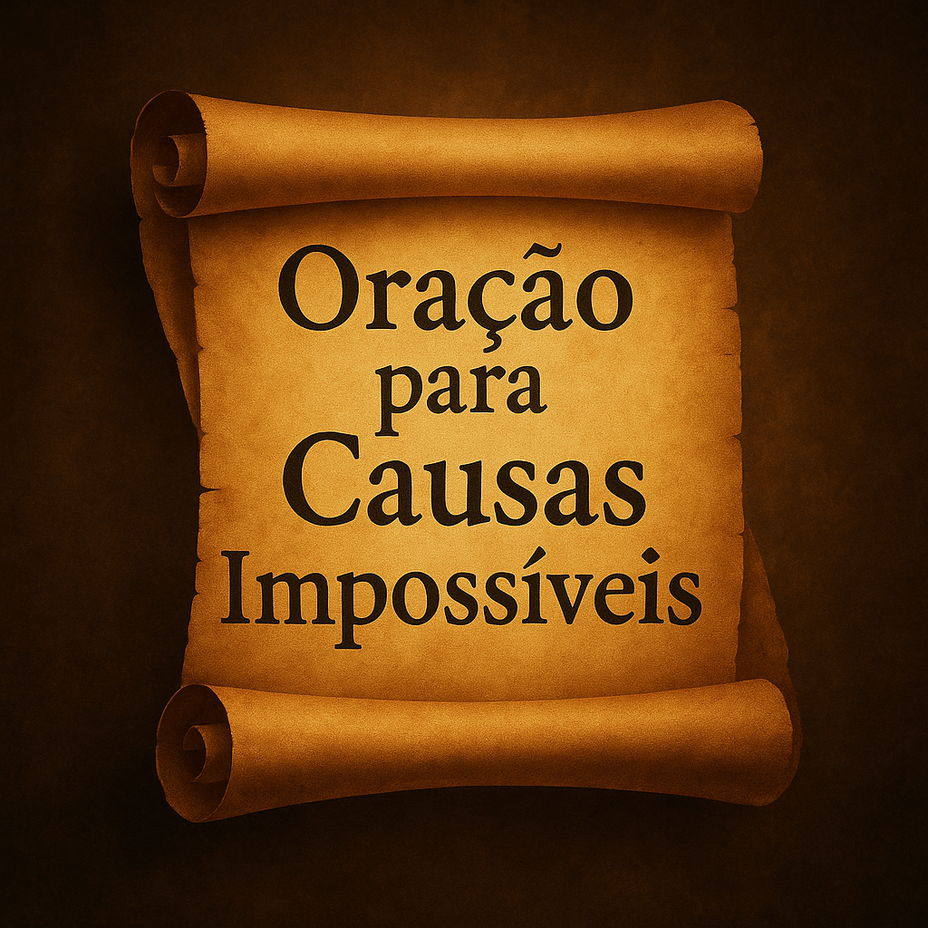Oração Para Causas Urgentes e Impossíveis – Versão Cristã e Bíblica ...