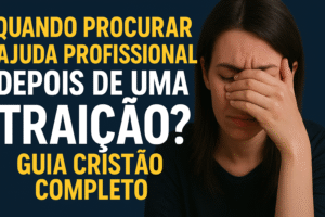 Quando Procurar Ajuda Profissional Depois de uma Traição? Guia Cristão Completo
