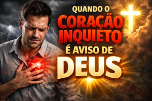 Quando o coração inquieto é aviso de Deus