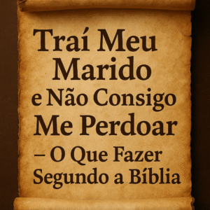 Traí Meu Marido e Não Consigo Me Perdoar — O Que Fazer Segundo a Bíblia (Guia de Cura e Restauração)