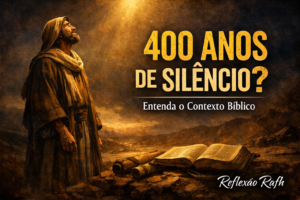 Onde fala que Deus ficou 400 anos em silêncio