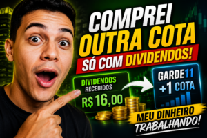 Cristão Investidor: Comprei Mais uma Cota com Dividendos